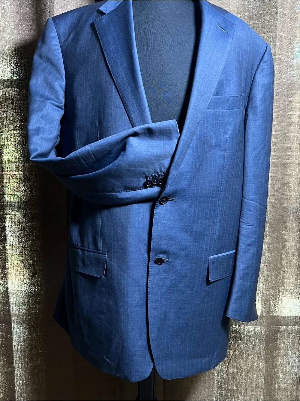 Ermenegildo Zegna Trofeo SuperFine Australian Wool Awning Stripe Blazer 48L